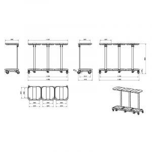 Tecnox - housse de protection chariot