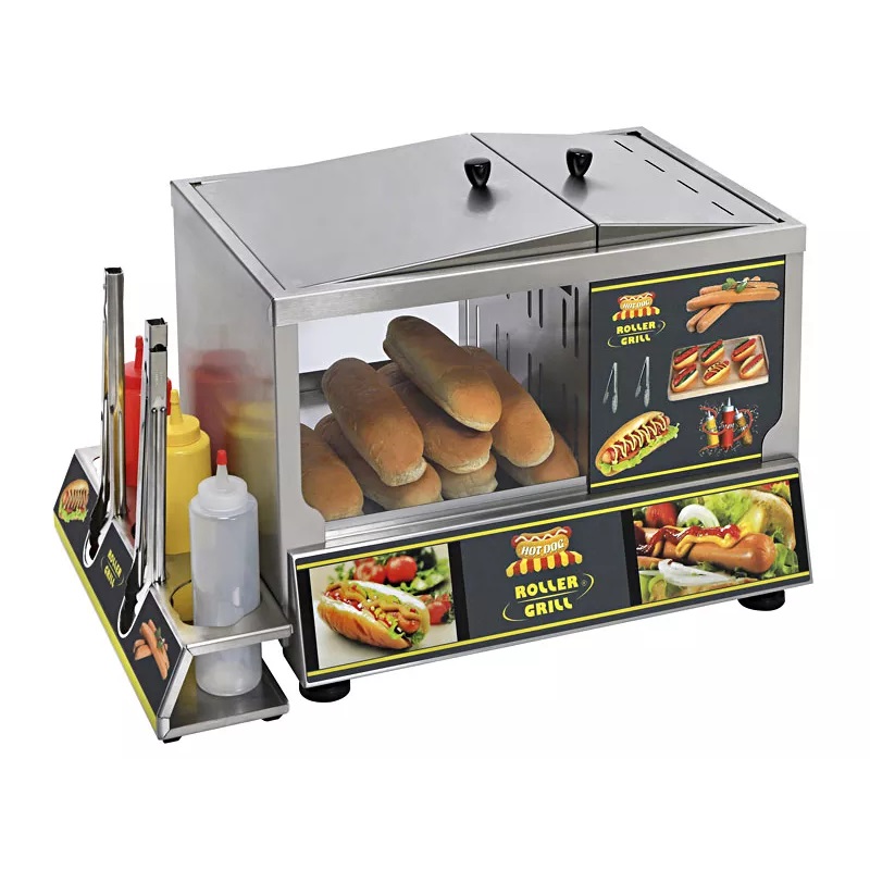 Roller Grill - Station hot dogs - 60 unités / heure
