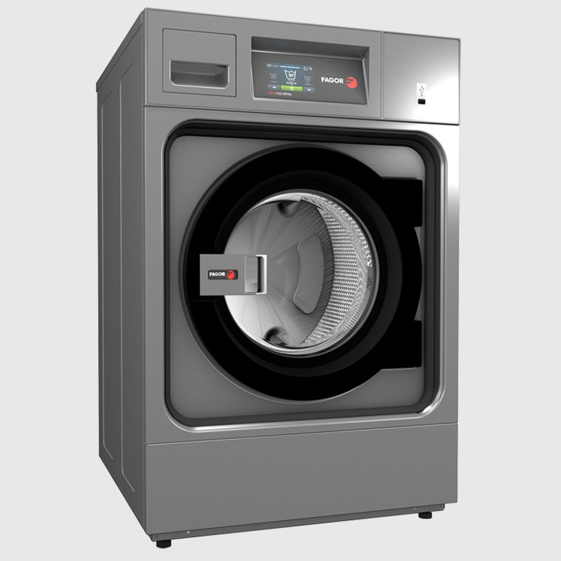 Lave Linge 18kg chauffage électrique - Fagor - Restauration professionnelle  - LA-18 TP2 E 