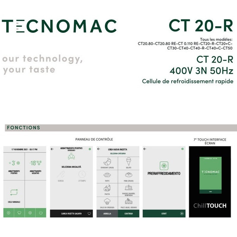 Tecnomac - cellule pour chariot Rational 20 GN 1.1