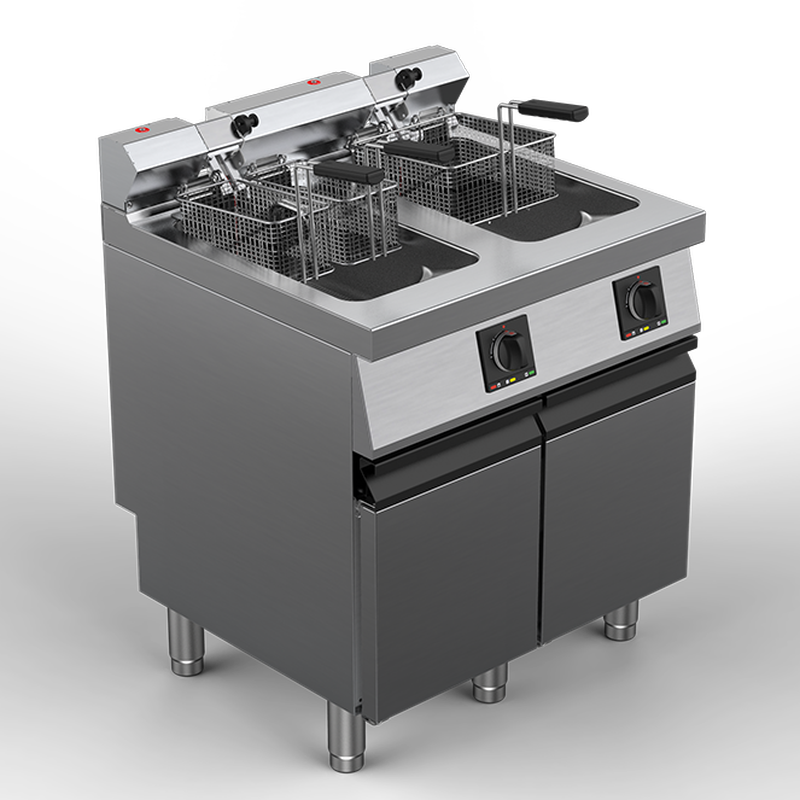 Offcar - friteuse électrique essential 2 x 15 litres