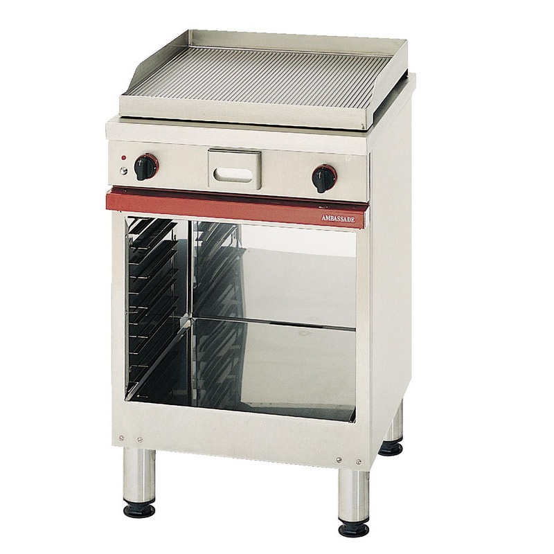 Gril acier nervuré - 1/2 nervuré - gamme 650 - Ambassade de Bourgogne – Image 2