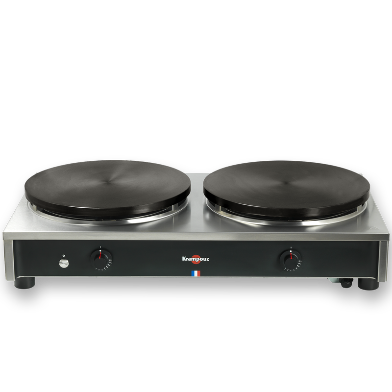 Crêpière double Krampouz Pro gaz - CSCS8 - Gamme Standard - 2 x Ø 40 cm